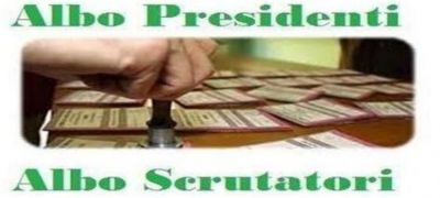 AGGIORNAMENTO ALBO SCRUTATORI E PRESIDENTI