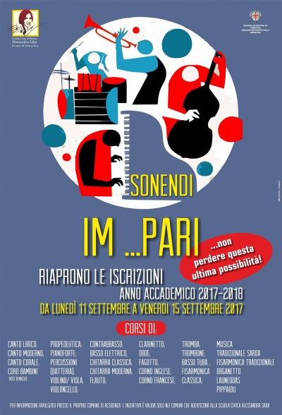 RIAPERTURA TERMINI ISCRIZIONI SCUOLA CIVICA DI MUSICA A.A. 2017/2018