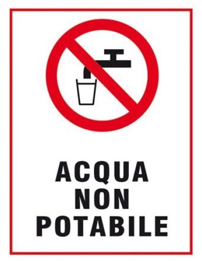 ACQUA NON POTABILE - ORDINANZA CONTINGIBILE URGENTE AI SENSI DEL D.LGS 267/2000